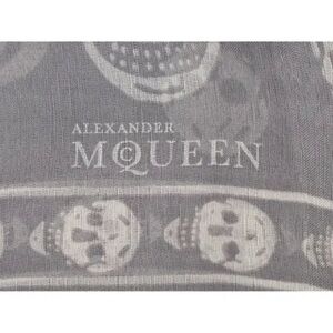 Skull silk designer scarf